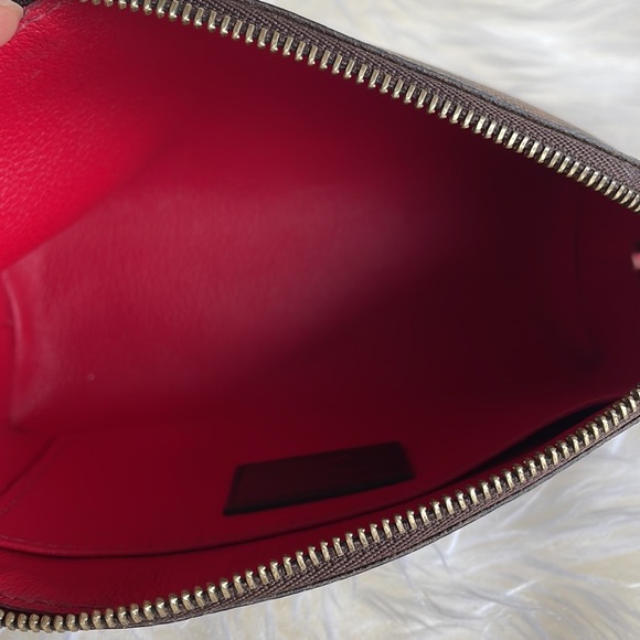 Authentic Louis Vuitton Damier Ebene Cosmetic Pouch - Picture 9 of 16